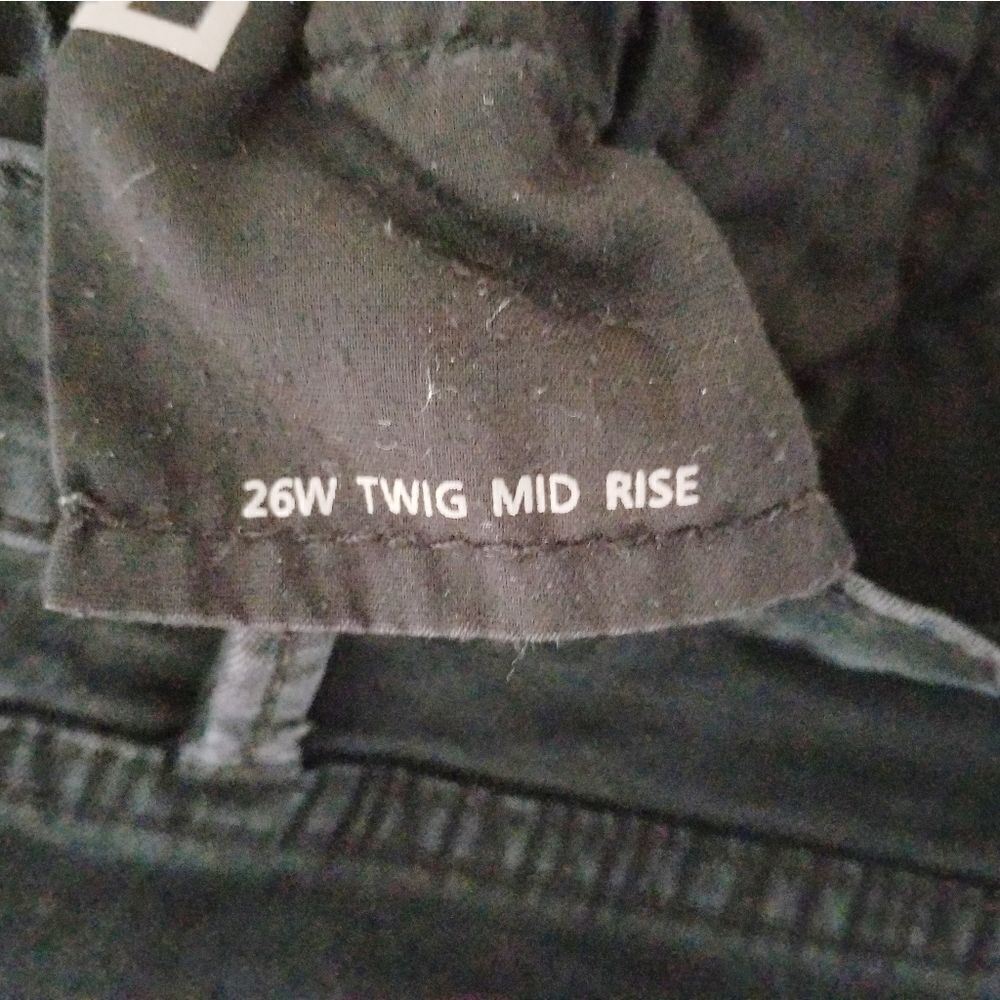 BDG black denim twig mid rise jeans - Picture 6 of 8
